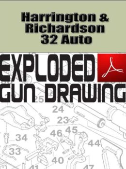 Harrington & Richardson 32 Auto Exploded Gun Drawing Download