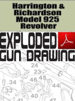 Harrington & Richardson Model 925 Revolver Exploded Gun Drawing Download