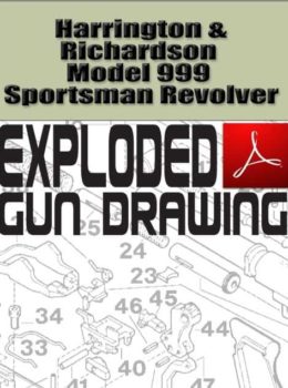 Harrington & Richardson Model 999 Sportsman Revolver Exploded Gun Drawing Download