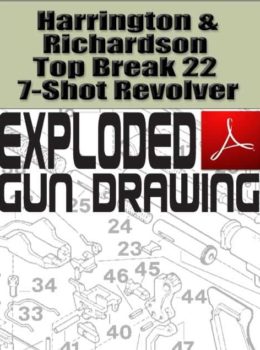 Harrington & Richardson Top Break 22 7-Shot Revolver Exploded Gun Drawing Download