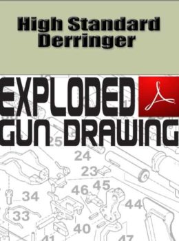 High Standard Derringer Exploded Gun Drawing Download