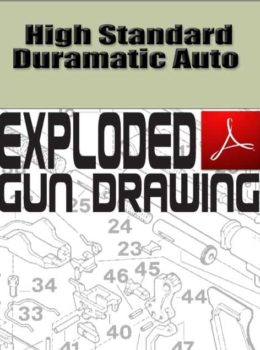 High Standard Duramatic Auto Exploded Gun Drawing Download