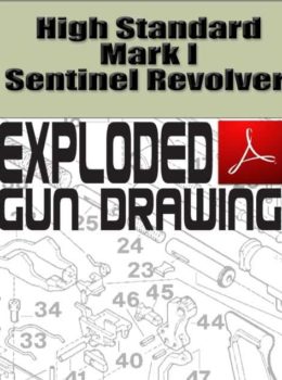 High Standard Mark I Sentinel Revolver Exploded Gun Drawing Download