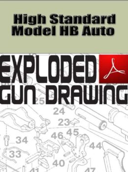 High Standard Model HB Auto Exploded Gun Drawing Download