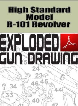 High Standard Model R-101 Revolver Exploded Gun Drawing Download