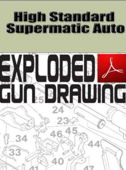 High Standard Supermatic Auto Exploded Gun Drawing Download