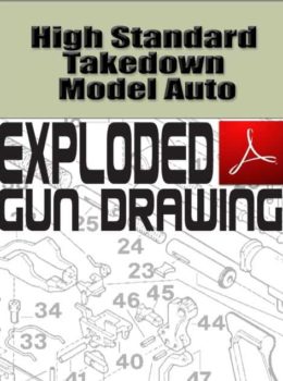 High Standard Takedown Model Auto Exploded Gun Drawing Download