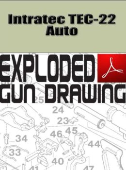Intratec TEC-22 Auto Exploded Gun Drawing Download
