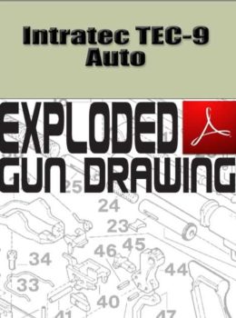 Intratec TEC-9 Auto Exploded Gun Drawing Download