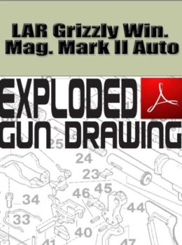 LAR Grizzly Win. Mag. Mark II Auto Exploded Gun Drawing Download
