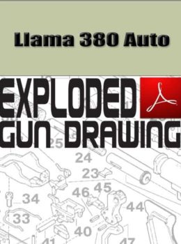 Llama 380 Auto Exploded Gun Drawing Download
