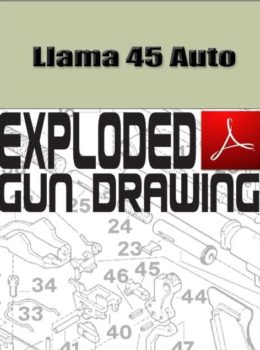 Llama 45 Auto Exploded Gun Drawing Download