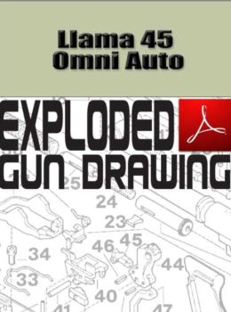 Llama 45 Omni Auto Exploded Gun Drawing Download
