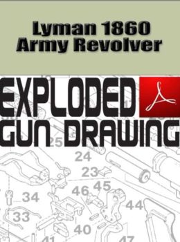 Lyman 1860 Army Revolver Exploded Gun Drawing Download