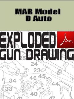 MAB Model D Auto Exploded Gun Drawing Download