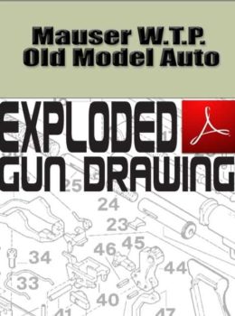 Mauser W.T.P. Old Model Auto Exploded Gun Drawing Download