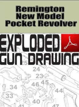 Remington New Model Pocket Revolver Exploded Gun Drawing Download