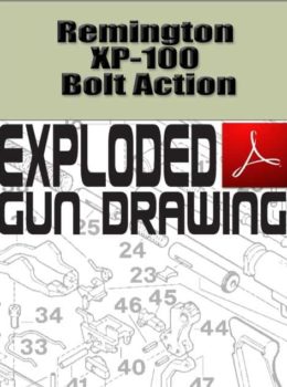 Remington XP-100 Bolt Action Exploded Gun Drawing Download