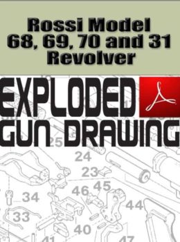 Rossi Model 68, 69, 70 and 31 Revolver Exploded Gun Drawing Download