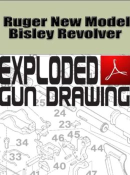 Ruger New Model Bisley Revolver Exploded Gun Drawing Download