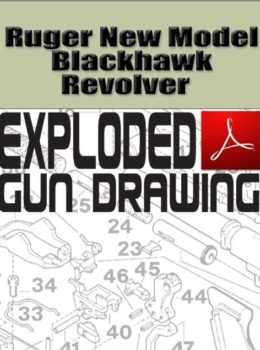 Ruger New Model Blackhawk Revolver Exploded Gun Drawing Download