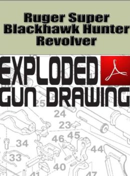 Ruger Super Blackhawk Hunter Revolver Exploded Gun Drawing Download