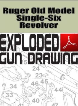 Ruger Old Model Single-Six Revolver Exploded Gun Drawing Download