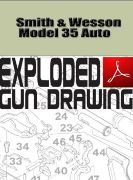 Smith & Wesson Model 35 Auto Exploded Gun Drawing Download