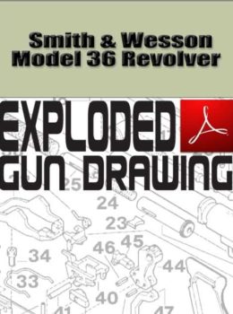 Smith & Wesson Model 36 Revolver Exploded Gun Drawing Download