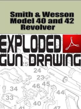 Smith & Wesson Model 40 and 42 Revolver Exploded Gun Drawing Download