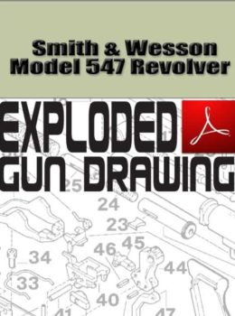 Smith & Wesson Model 547 Revolver Exploded Gun Drawing Download