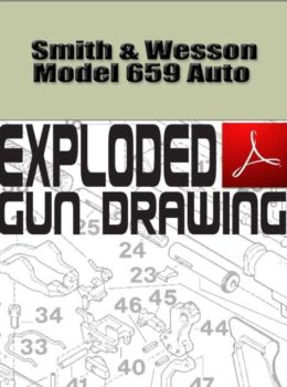 Smith & Wesson Model 659 Auto Exploded Gun Drawing Download