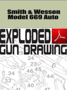 Smith & Wesson Model 669 Auto Exploded Gun Drawing Download