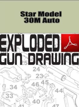 Star Model 30M Auto Exploded Gun Drawing Download