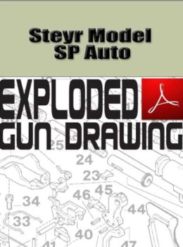 Steyr Model SP Auto Exploded Gun Drawing Download