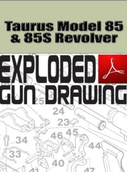 Taurus Model 85 and 85S Revolver Exploded Gun Drawing Download