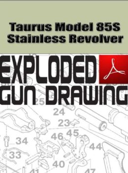 Taurus Model 85S Stainless Revolver Exploded Gun Drawing Download
