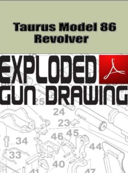 Taurus Model 86 Revolver Exploded Gun Drawing Download
