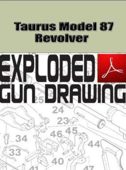 Taurus Model 87 Revolver Exploded Gun Drawing Download