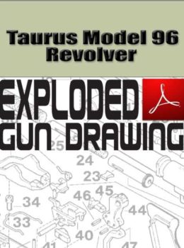 Taurus Model 96 Revolver Exploded Gun Drawing Download