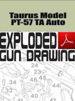 Taurus Model PT-57 TA Auto Exploded Gun Drawing Download