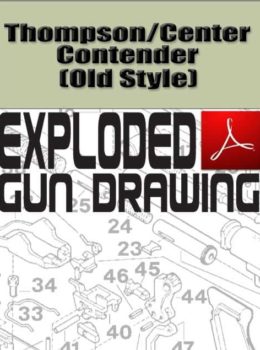 Thompson-Center Contender (Old Style) Exploded Gun Drawing Download
