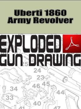 Uberti 1860 Army Revolver Exploded Gun Drawing Download