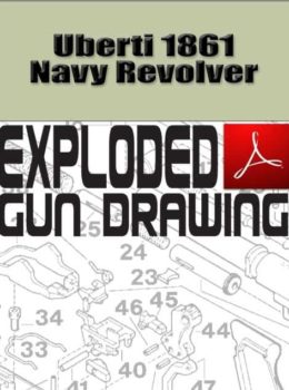 Uberti 1861 Navy Revolver Exploded Gun Drawing Download