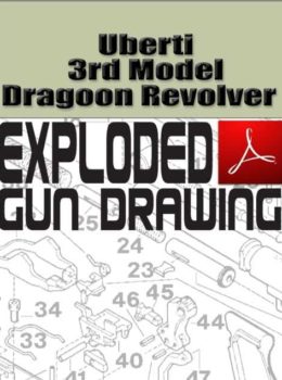 Uberti 3rd Model Dragoon Revolver Exploded Gun Drawing Download