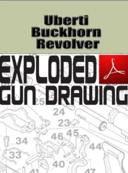 Uberti Buckhorn Revolver Exploded Gun Drawing Download