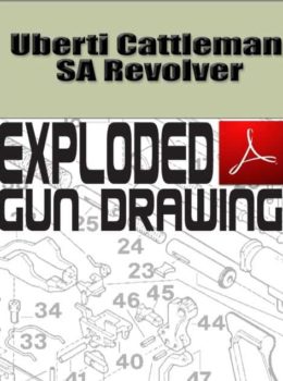Uberti Cattleman SA Revolver Exploded Gun Drawing Download