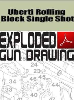 Uberti Rolling Block Single Shot Exploded Gun Drawing Download