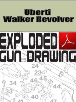 Uberti Walker Revolver Exploded Gun Drawing Download