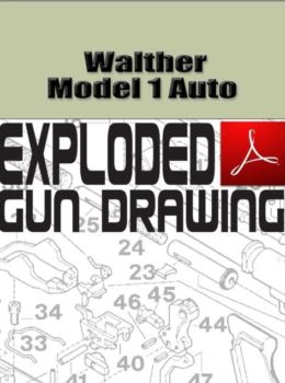 Walther Model 1 Auto Exploded Gun Drawing Download
